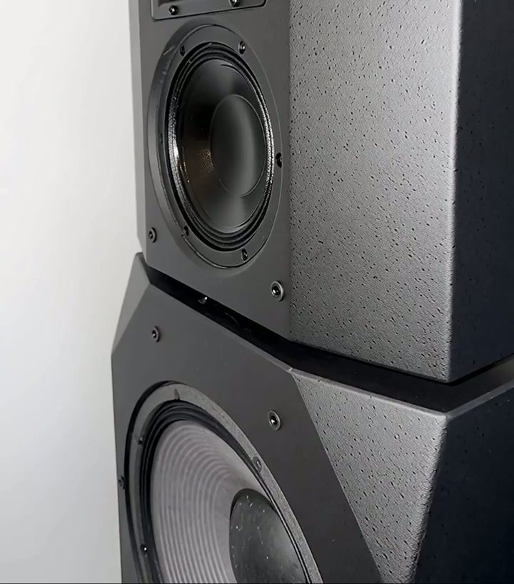 Enceinte Alcons — gros plan